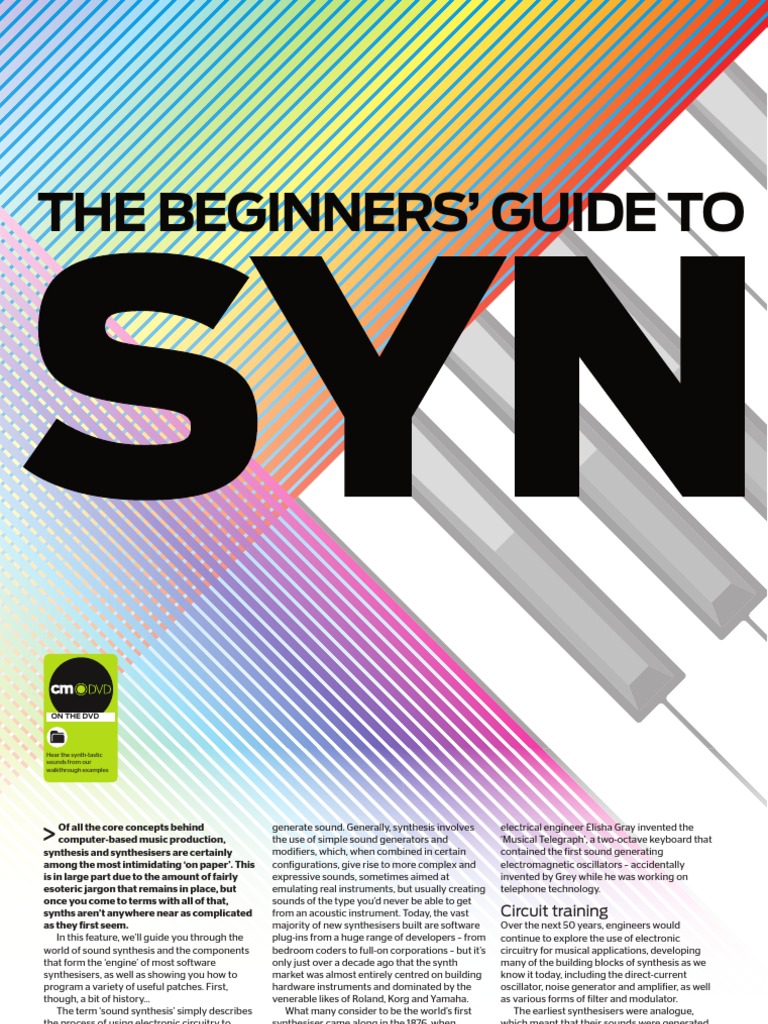 The Beginner's Guide To Synths PDF Synthesizer Low Pass Filter