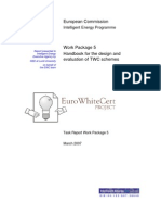 Handbook for the design and evaluation of tradable white certificate schemes