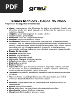 Termos Técnicos de Enfermagem | PDF | Micção | Vômito