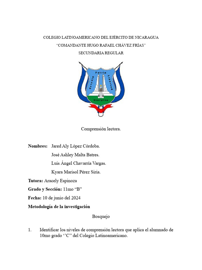 Mejora de Comprensión Lectora en 10mo | PDF