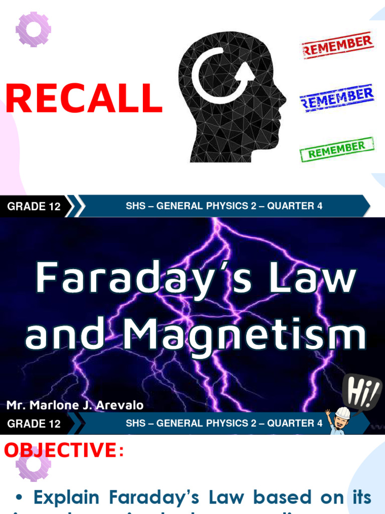 Faradays Law Pdf Electromagnetic Induction Inductor