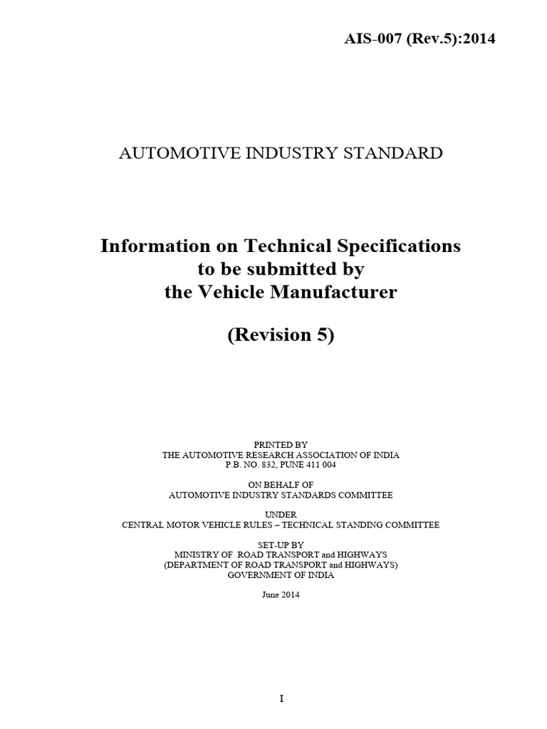 Automotive Technical Specifications Guide | PDF | Diesel Engine ...