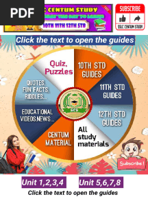 11th STD Tamil Konar Guide Unit 1,2 PDF (SSLC Centum Study)