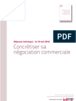 Concritiser Une Negociation Commerciale