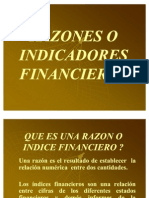 Razones o Indicadores Financieros (Diapositivas