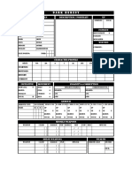 Dark Heresy Character Template Blank