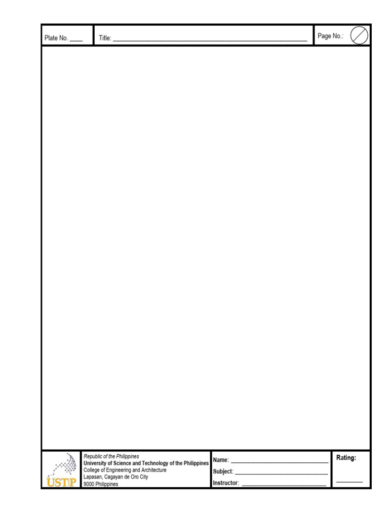 Plate Template PDF