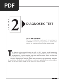 GED RLA Practice Test 1
