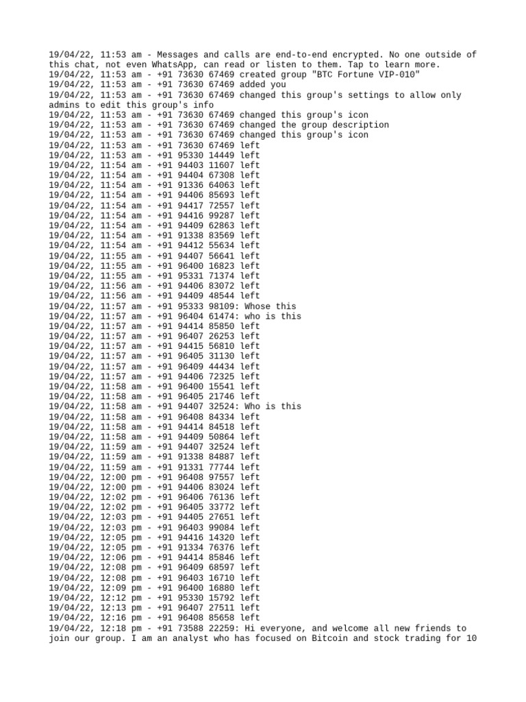 WhatsApp Chat With BTC Fortune VIP-010 | PDF | Cryptocurrency | Bitcoin