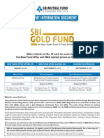 SBI Gold Fund