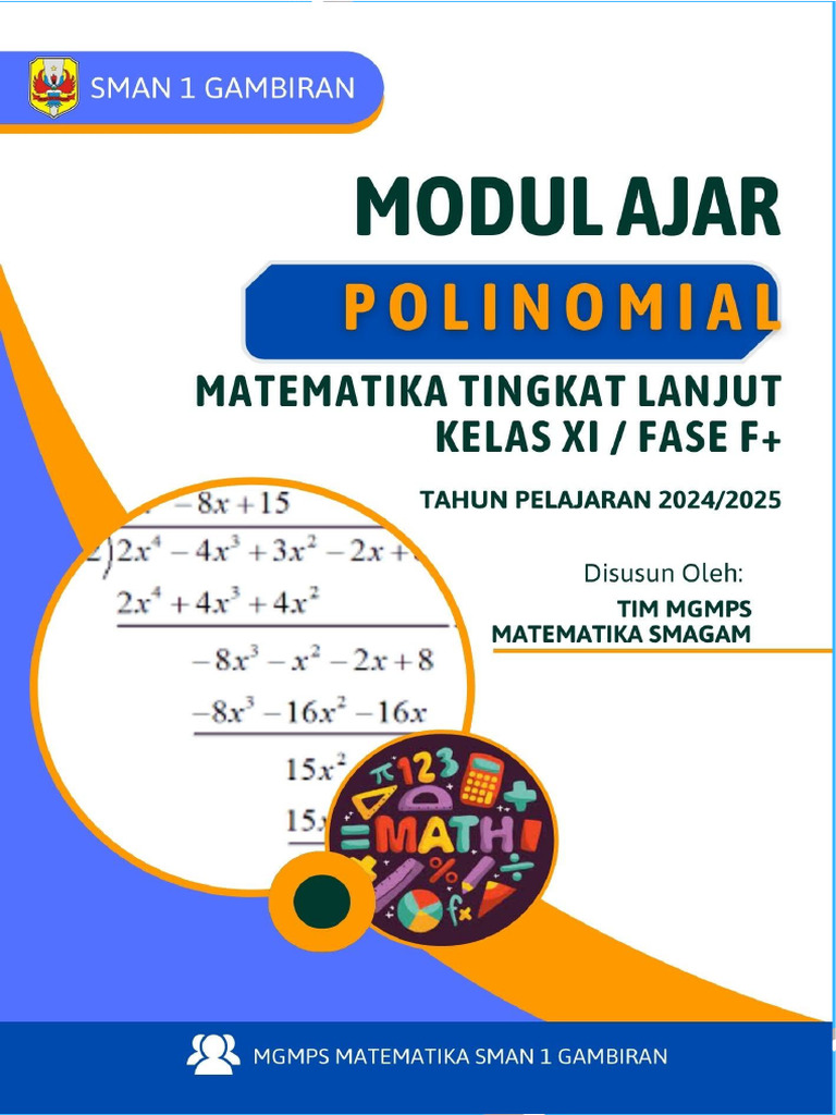 Modul Pembelajaran Polinomial Kelas 11 | PDF