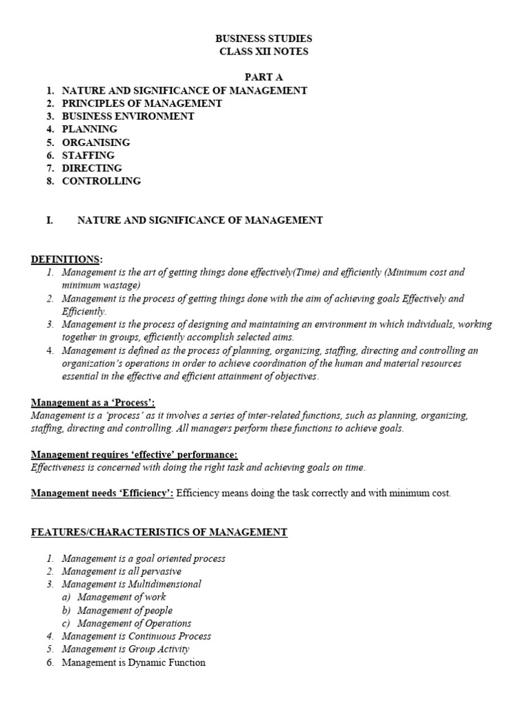 Subheadings Management | PDF | Human Resources | Goal
