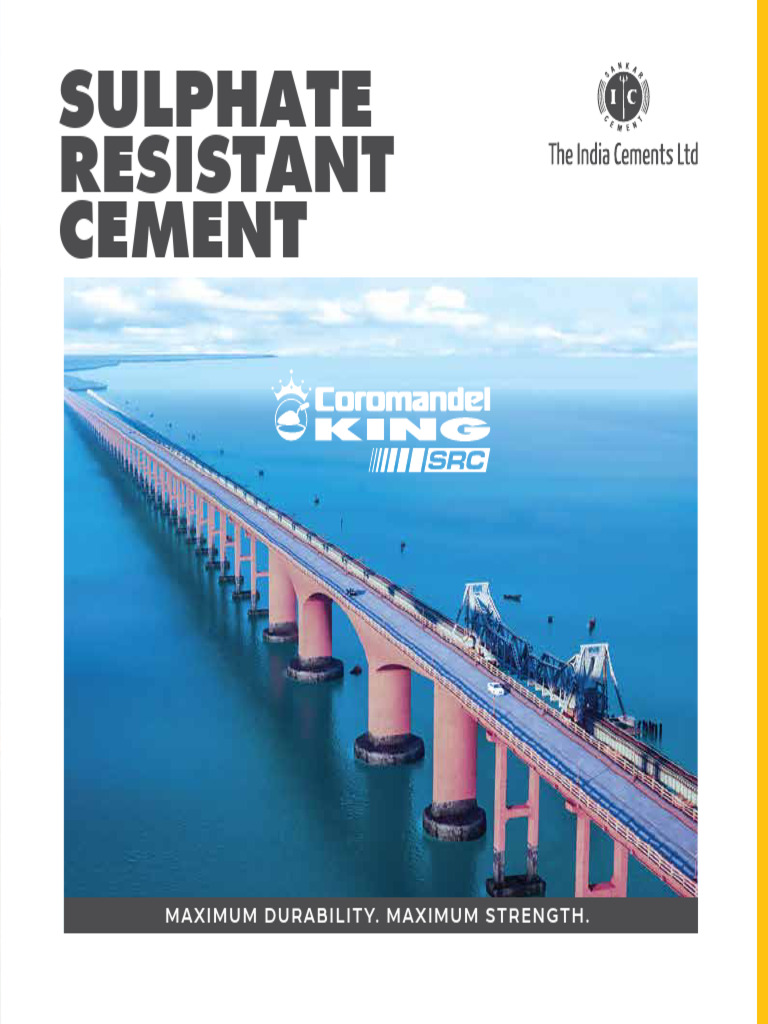 Sulphate Resistant Cement Overview | PDF | Concrete | Structural ...