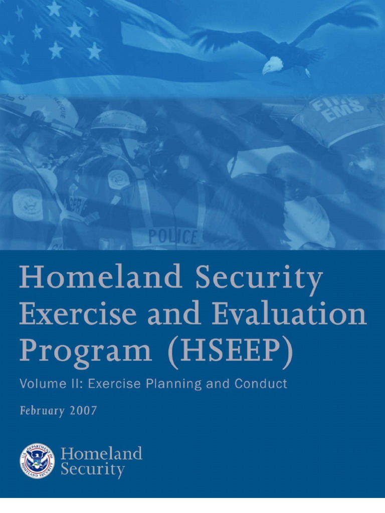 HSEEP Exercise Planning Guidelines | PDF | United States Department Of ...