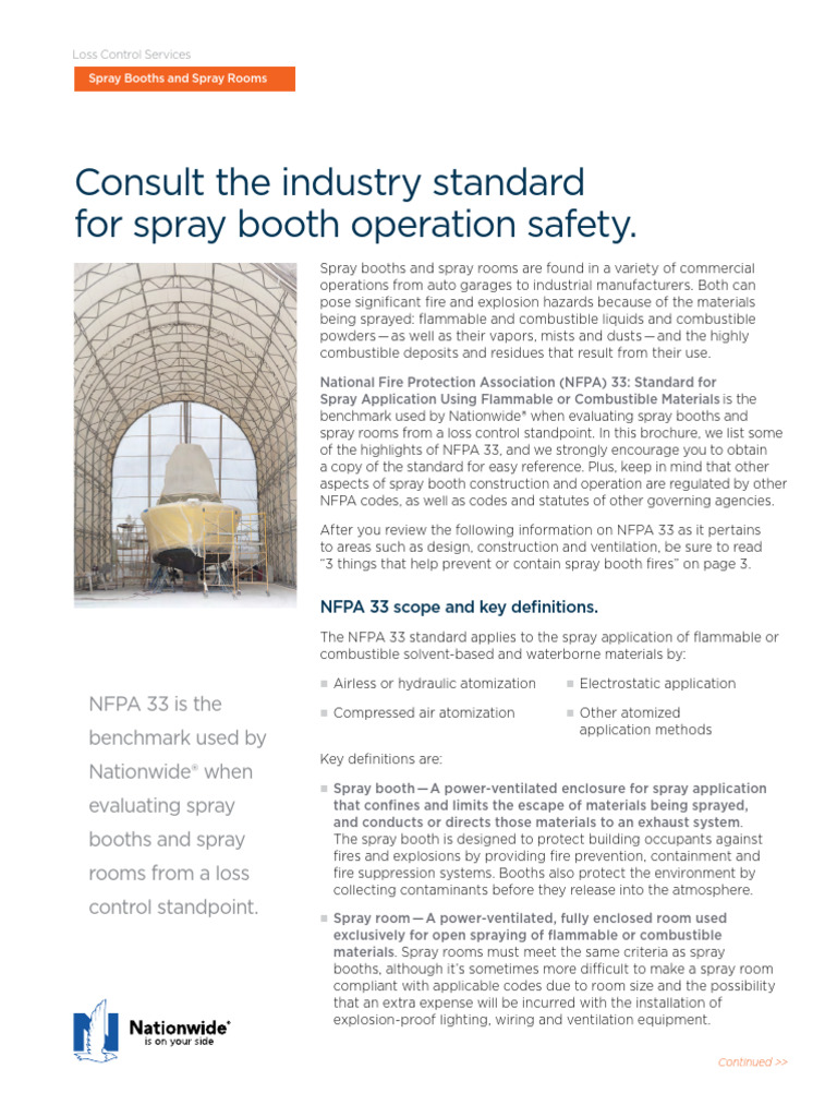 118 CMO-0358AO.2 Spray Booth Safety Tech Brochure (A) - tcm148-21210 ...