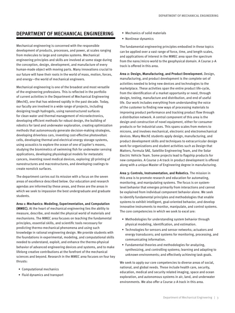 Mechanical Engineering Innovations and Research | PDF | Academic Degree ...