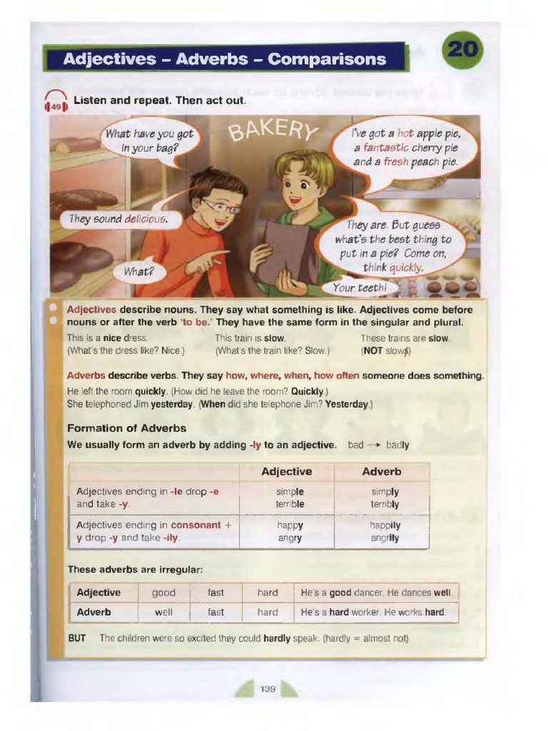 Adjectives and Adverbs Explained | PDF | Adjective | Adverb