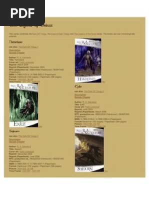 Dark Elf & Icewind Dale Trilogies 2冊セット Dark Elf & Icewind