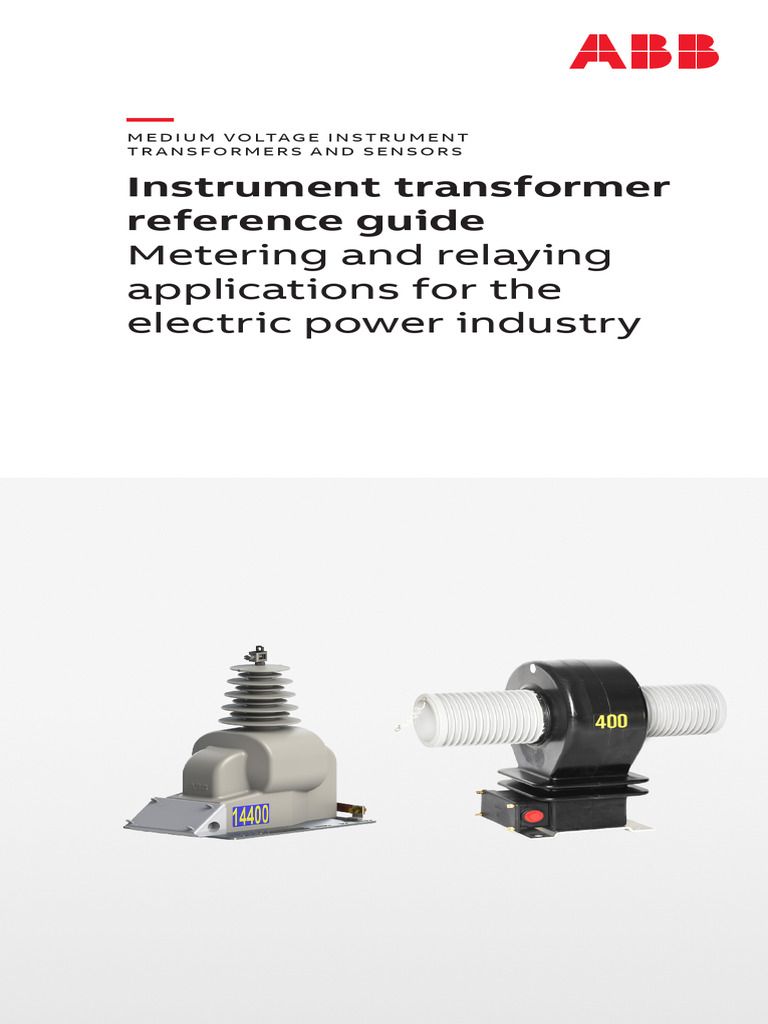 ABB Instrument Transformers Guide | PDF | Transformer | Manufactured Goods