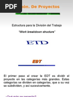 Diccionario de la EDT: Guía Completa | PDF