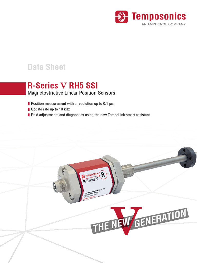 Data Sheet R-SeriesV RH5 SSI 552001 EN | PDF | Electrical Connector ...