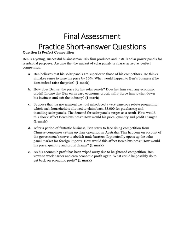 Economic Analysis of Market Structures | PDF | Macroeconomics | Fiscal ...