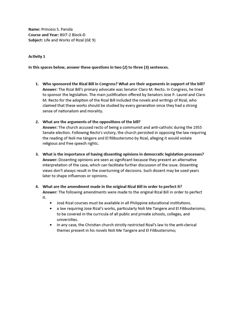 Princess s panida bsit 2 block d activity 1 and 2 ge 9 pdf rule