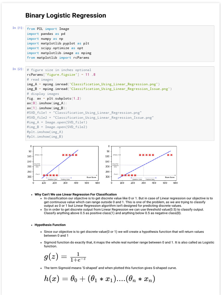 Binary Logistic Regression From Scratch | PDF | Regression Analysis ...