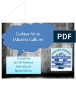Budaya Mutu (Quality Culture)