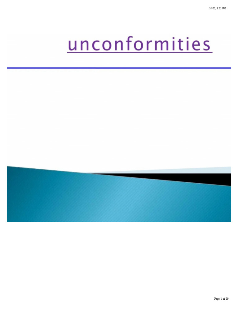Unconformities 22 Pdf