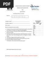 PLE 2024 Mathematics Exam Paper | PDF