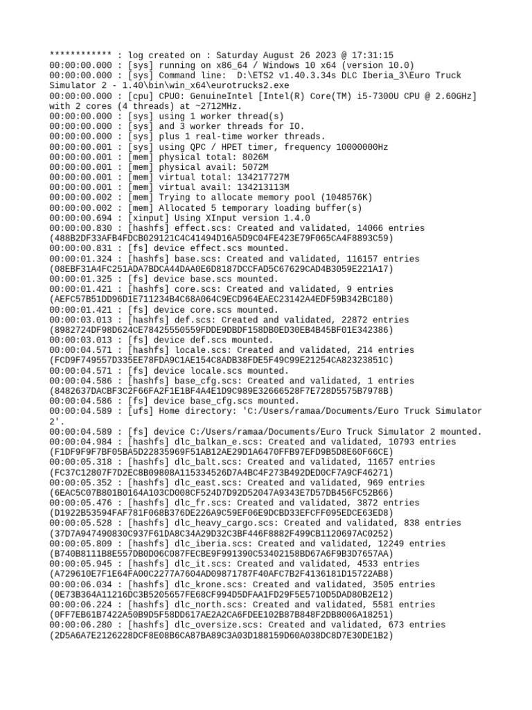 Game Log | PDF | Computing | Computer Architecture
