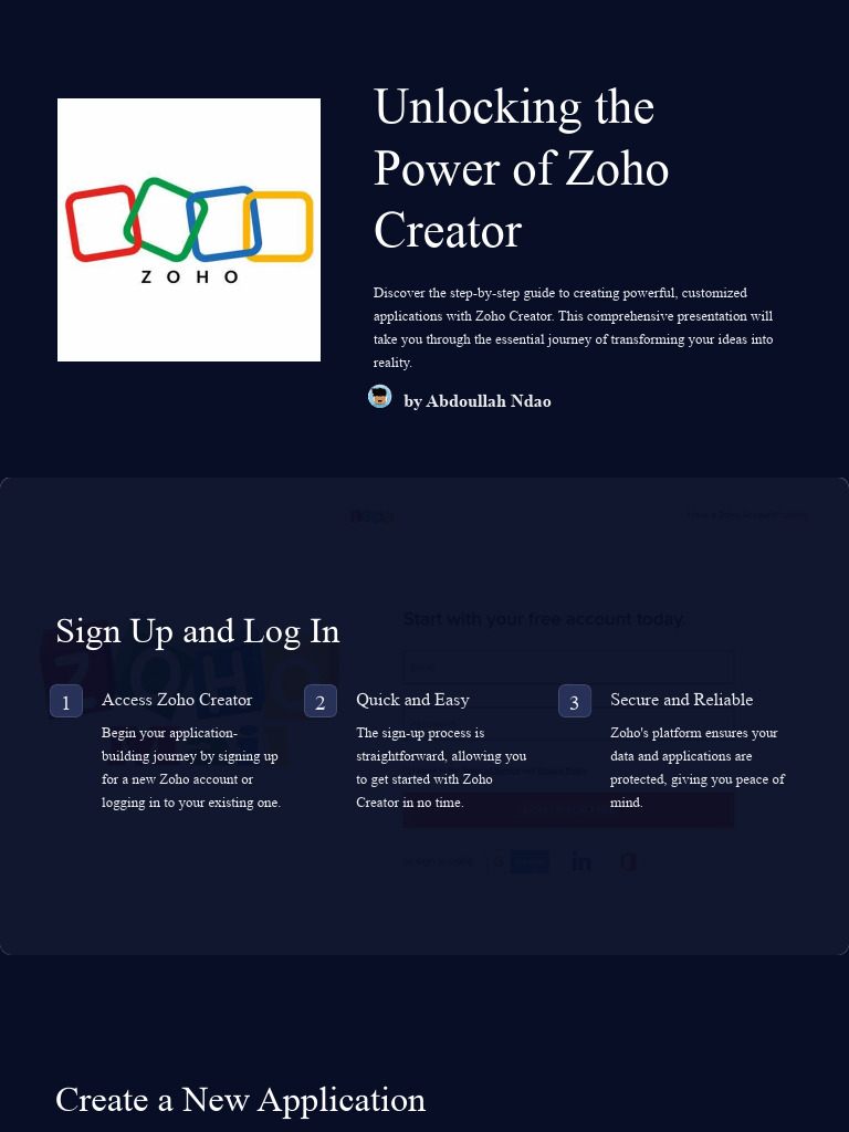 Unlocking The Power of Zoho Creator | PDF | Information Science ...