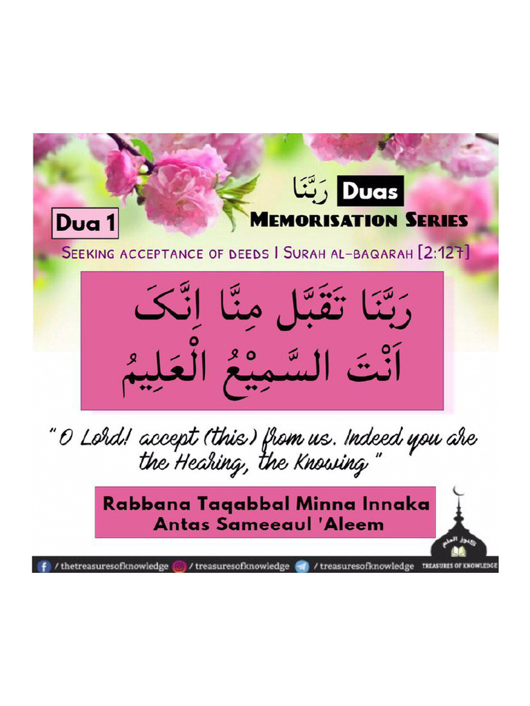 40 Rabbana Duas | PDF