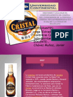 Cerveza Cristal .Comportmnt or