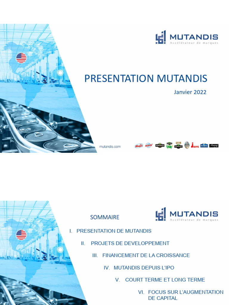 Mutandis : Croissance et Développement 2022 | PDF | Maroc | Dividende