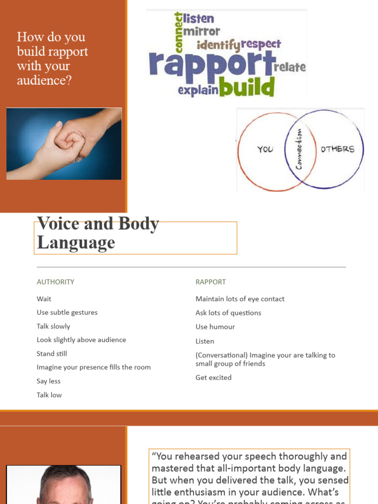 7 Building Rapport Pdf Career Growth Language Arts Discipline