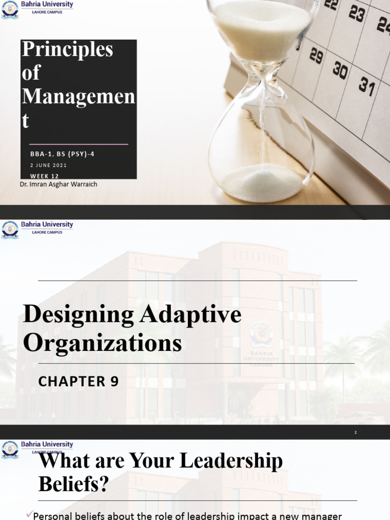 Designing Adaptive Organizations Principles | PDF | Leadership | Human ...