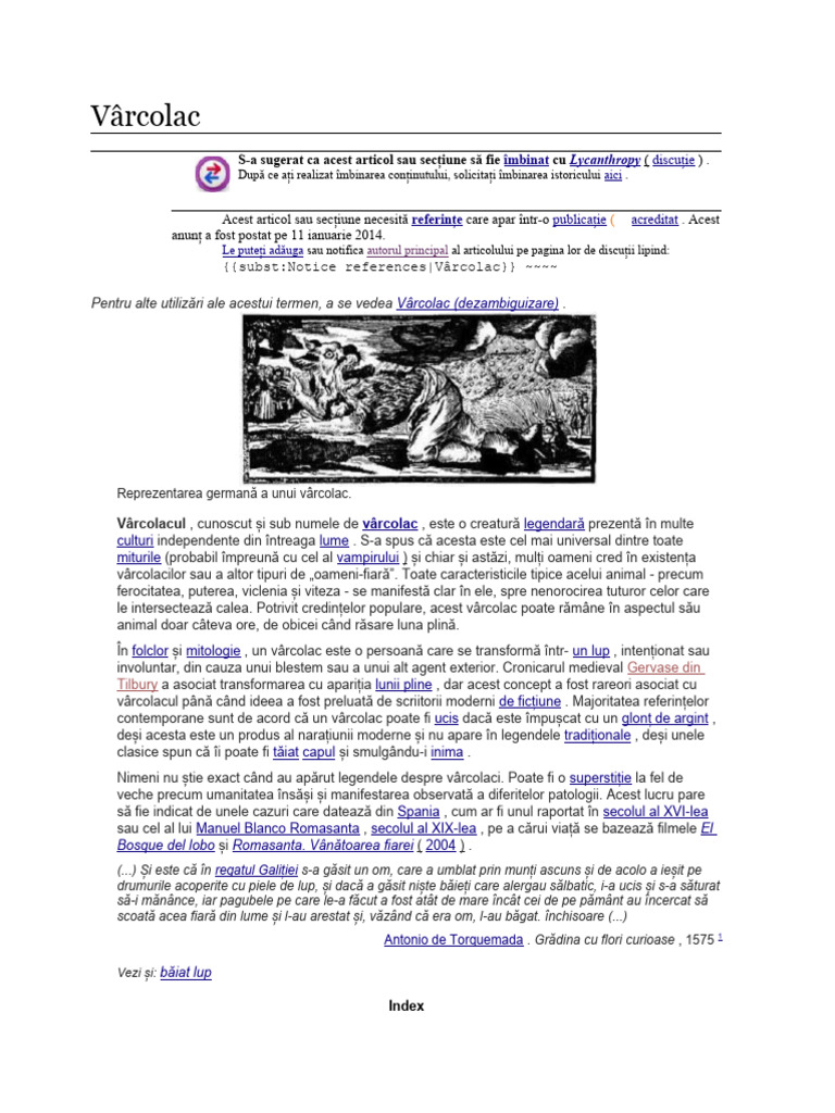 Vârcolac | PDF
