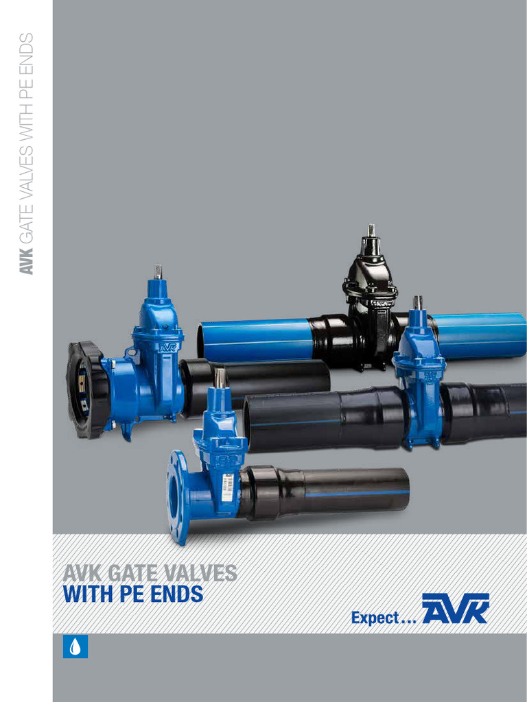 Gate Valves With PE Ends | PDF | Pipe (Fluid Conveyance) | Valve