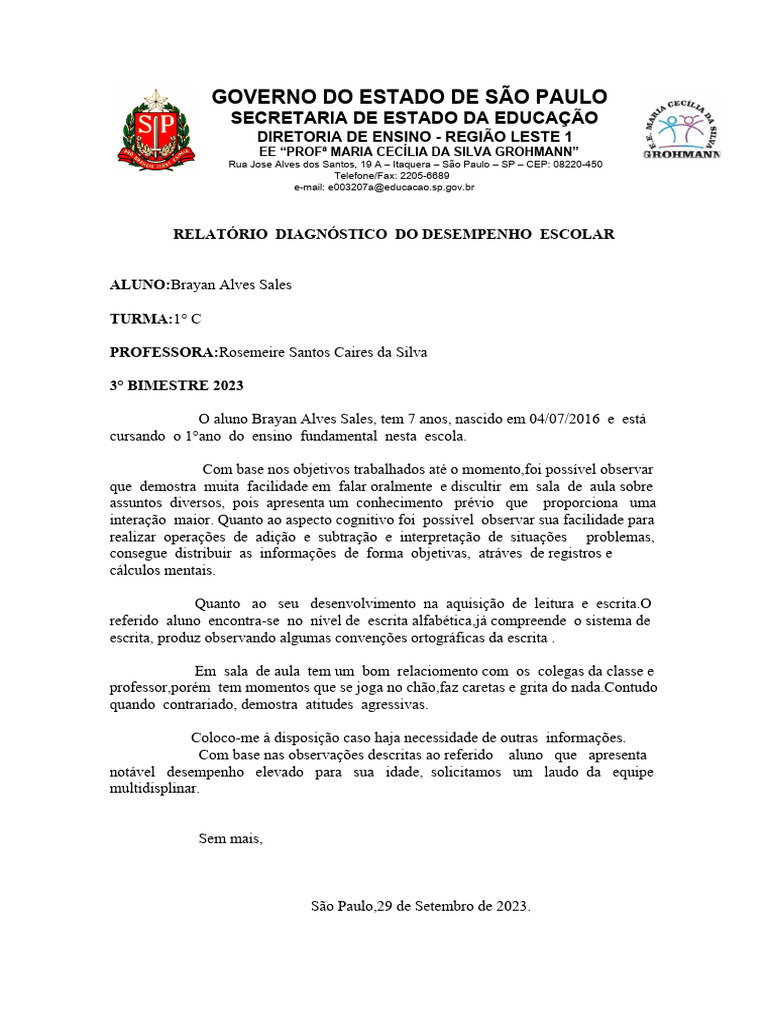 UTF-8 Q Folha de Relat C3 B3rio 2edocx | PDF