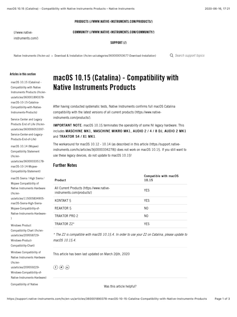 macOS 10.15 Catalina Compatibility Guide | PDF | Mac Os | X86 Architecture