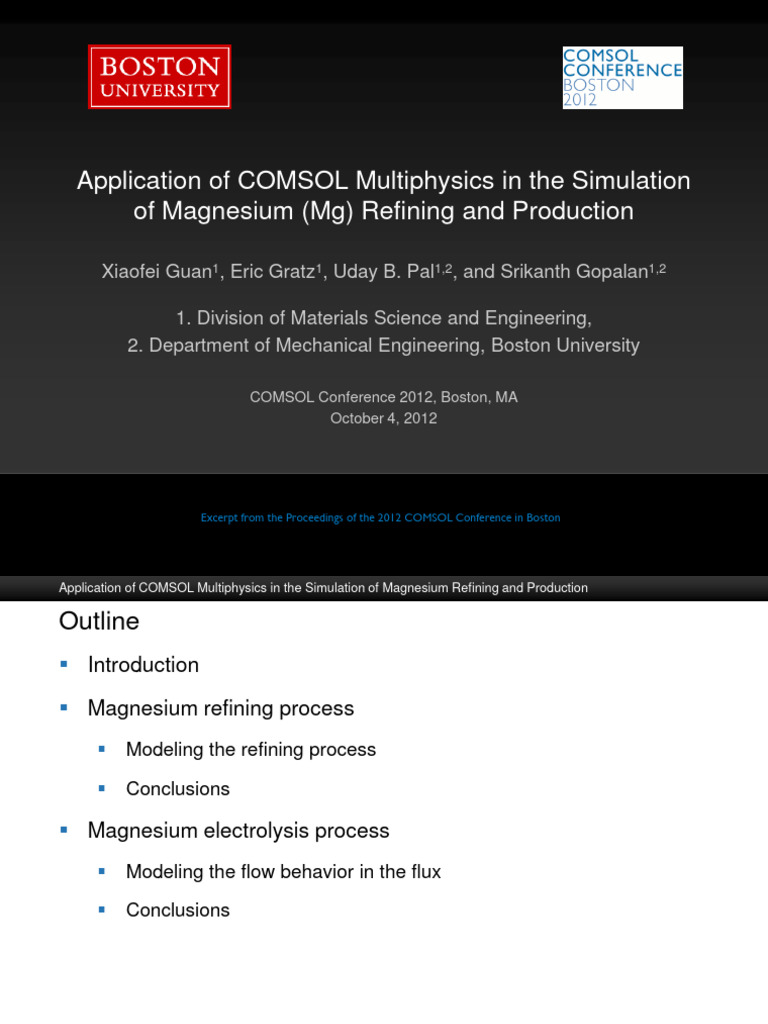 Guan Presentation Pdf Fluid Dynamics Magnesium