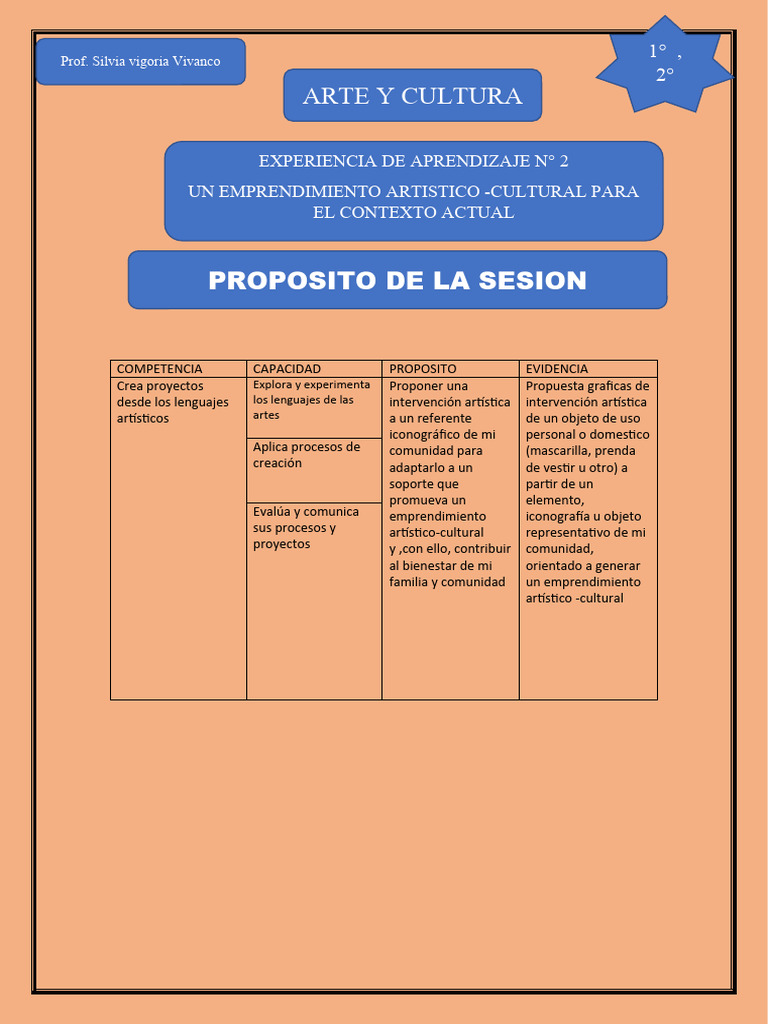 Guia de Aprendizaje Arte y Cultura | PDF | Color | Ritmo