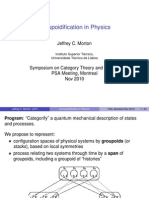 Jeffrey C. Morton - Groupoidification in Physics