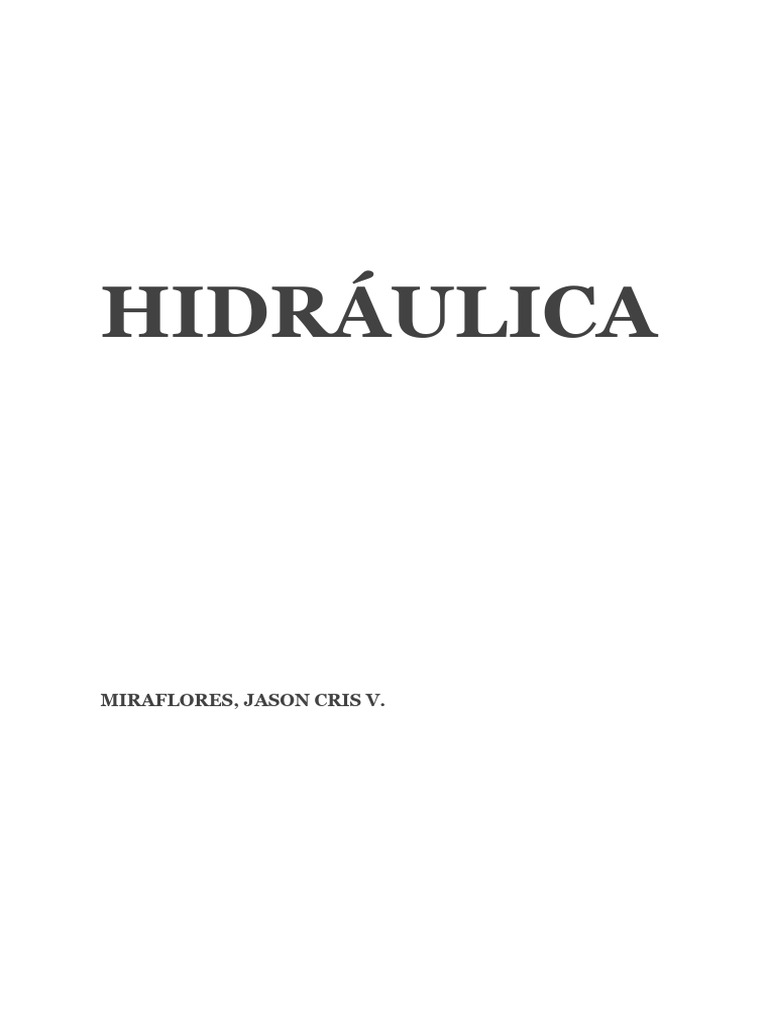 Problemas resueltos en hidr ulica pdf pdf presi n estr s mec nica 