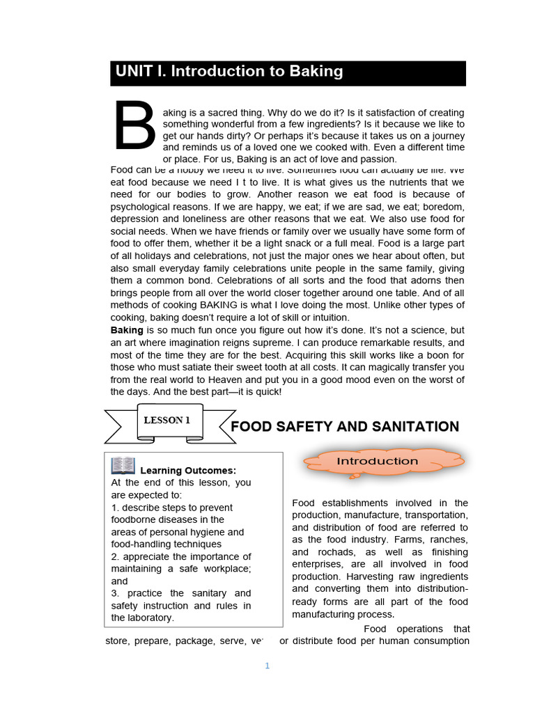 Baking Fundamentals and Food Safety | PDF | Cookware And Bakeware | Cakes