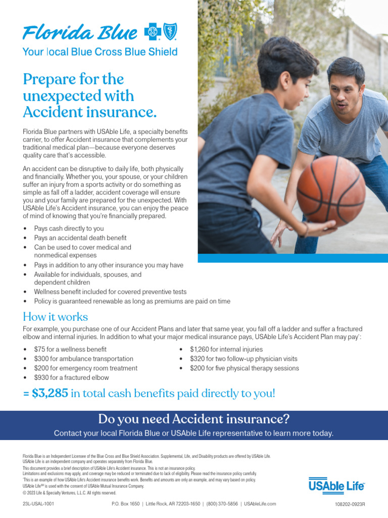 USAble Life Accident Insurance Overview | PDF | Insurance | Financial ...
