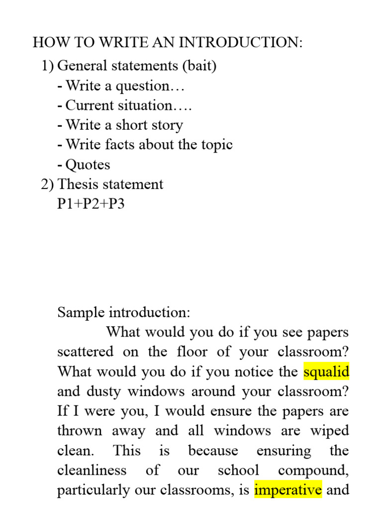 School Cleanliness Essay Guide | PDF | Social Science | Art