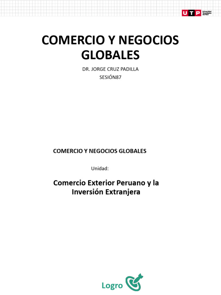 s08 - s1 Comercio y Negocios Globales | PDF | El comercio internacional ...
